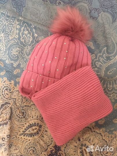 Шапка и снуд 48-52