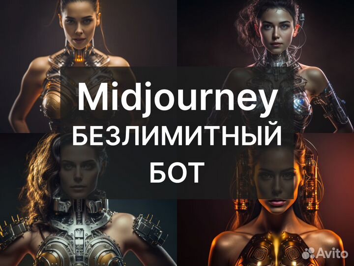 Midjourney Бот Безлимитный