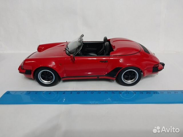 Porsche 911 Speedster 1989 красный, 1:18 KK-Scale