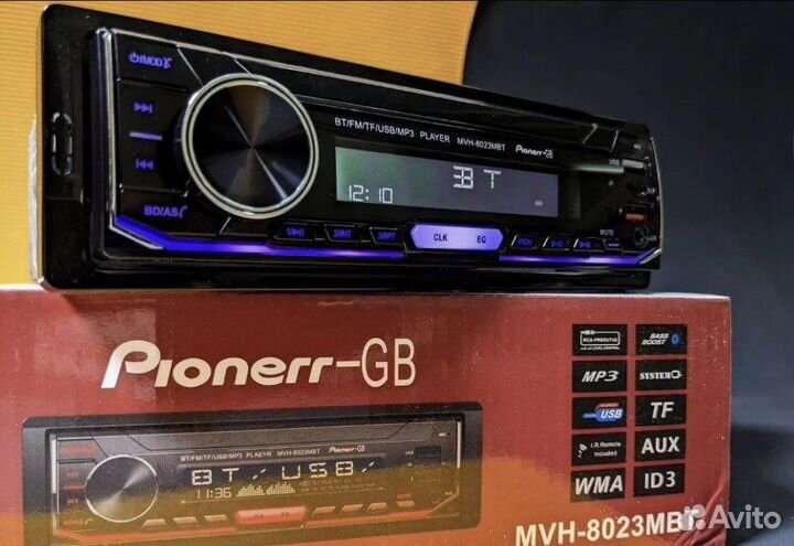 Автомагнитола pioneer 1 din с bluetooth