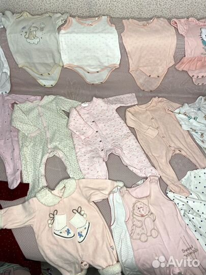Детские вещи пакетом 62 74 на девочку