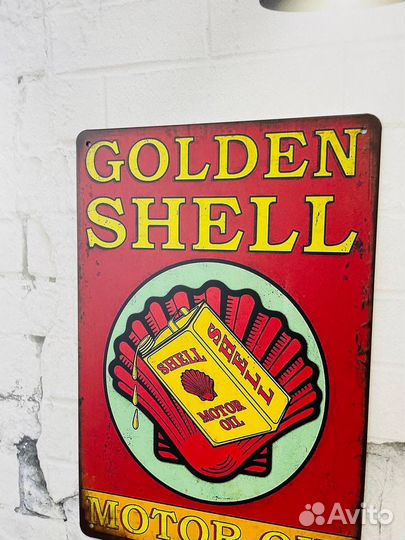 Декор на стену Shell Golden