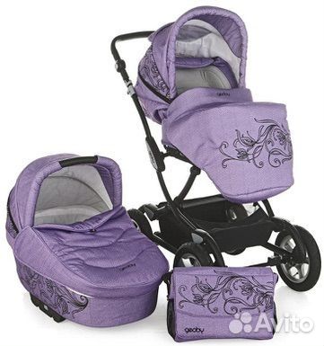 Коляска 2 в 1 geoby c3018 lux