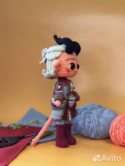 Зевлор Baldurs Gate, вязаная фигурка, амигуруми