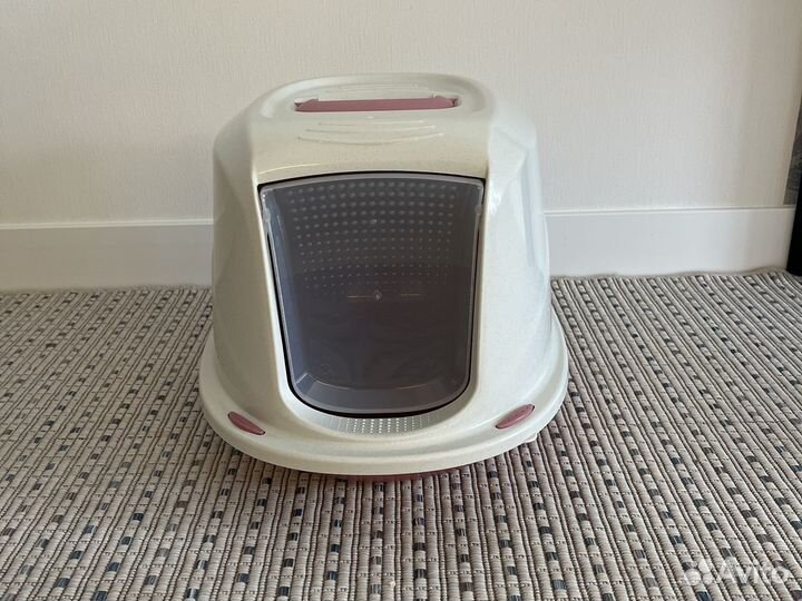 Закрытый туалет домик переноска лоток для кошек