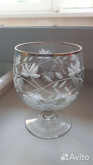 Хрустальные рюмки на ножке СССР