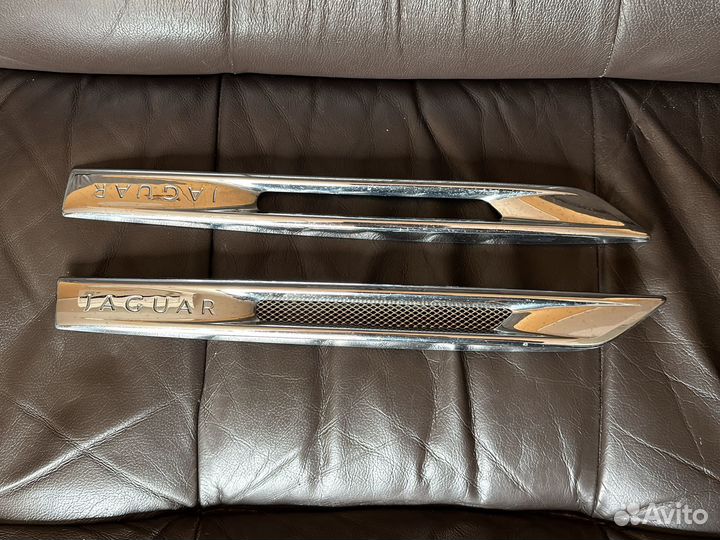 Молдинг хром на ягуар xj Jaguar XJ на правое крыло