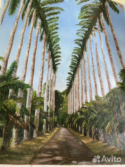 Картина маслом на холсте большая