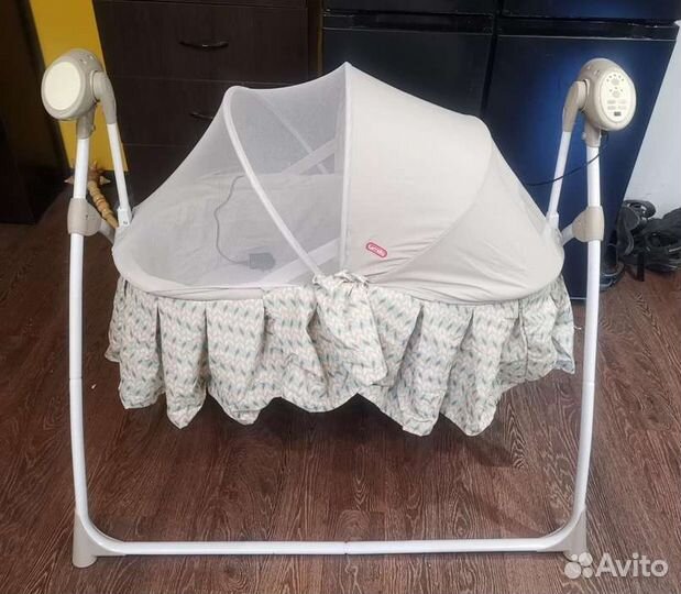 Детская люлька качалка электрическая