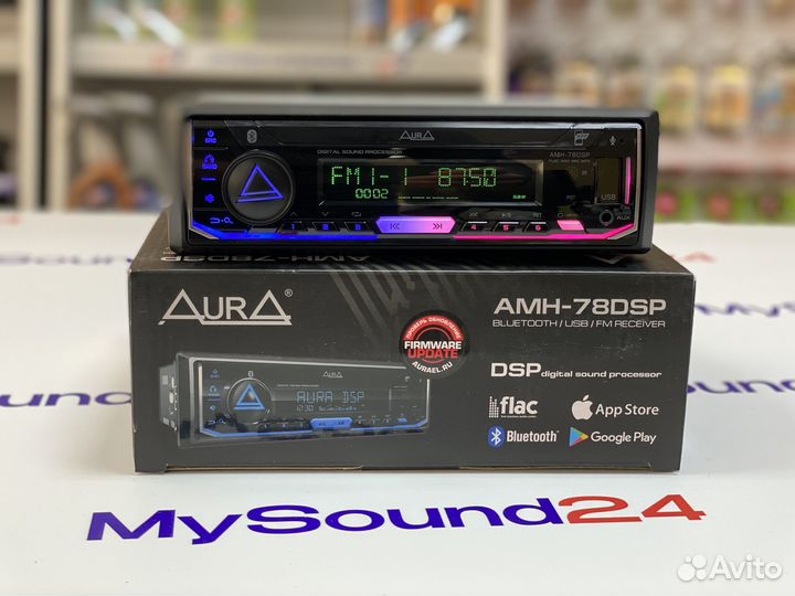 Процессорная автомагнитола aura AMH-78DSP