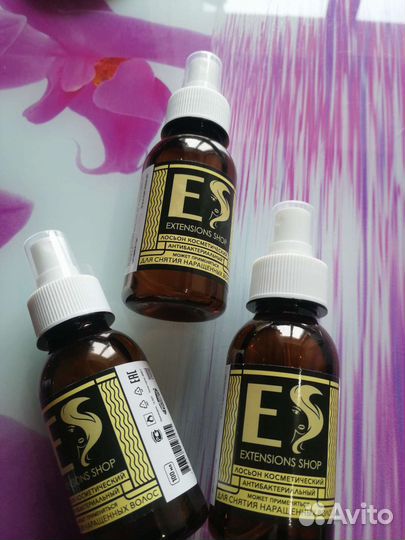 Жидкость для снятия нарощенных волос