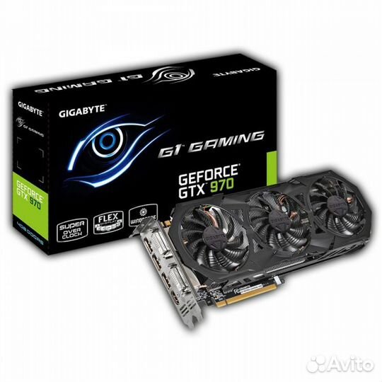 Gigabyte GeForce GTX 970 G1 gaming 4 Гб gddr5