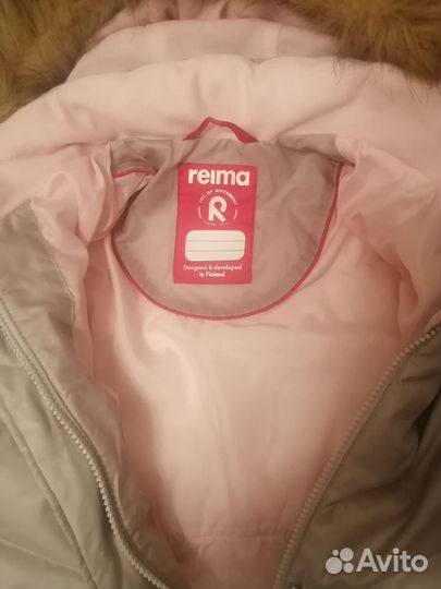 Зимняя куртка пуховик Reima р. 122