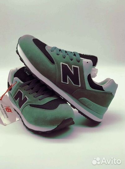 Мужские кроссовки New Balance, серого цвета, 41-46