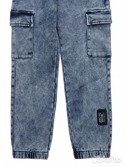 Джинсы PlayToday Jogger fit на флисе