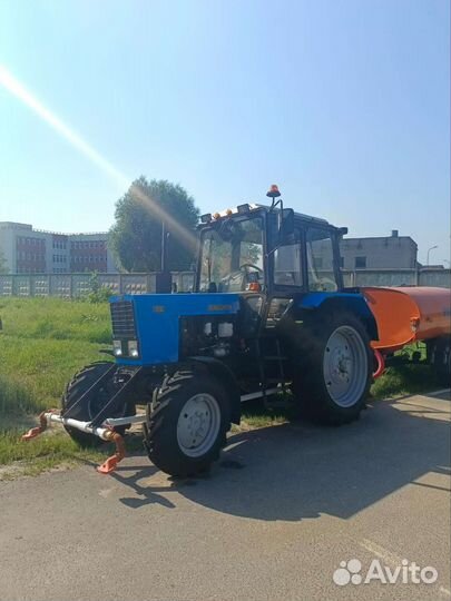 Мтз 82.1 2023 г с бочкой опм-3,5 с системой полива