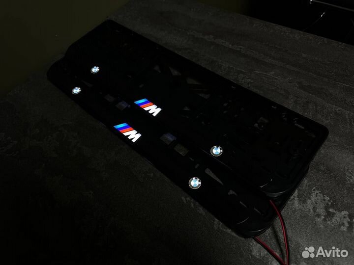 Номерная рамка c вашим логотипом и дизайном