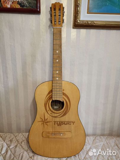 Акустическая гитара Советская
