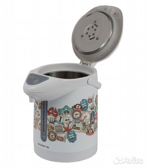 Термопот Polaris PWP 2821 Travel, 700 Вт, белый