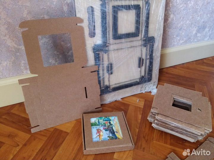 Вырубные штампы на коробочки для сувениров