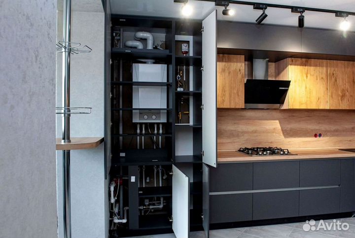 Кухня в потолок по индивидуальным замерам