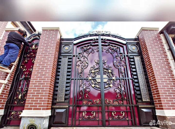 Навес ворота двери