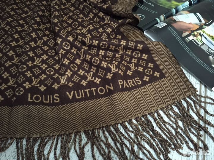 Кашемировый палантин LV Unisex, 3 цвета