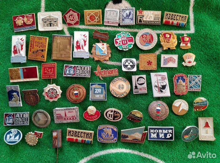 Значки СССР разные темы