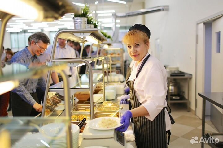 Кассир Буфетчица с ежедневной оплатой