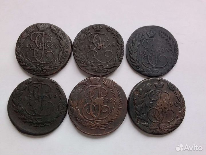 2 копейки 1772,1776,1788,1790