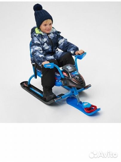 Снегокат Nika Ника гонщик новый