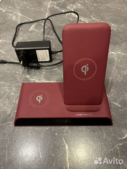 Power bank 10000 с беспроводной зарядкой