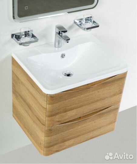 Тумба с раковиной BelBagno Acqua 70 Rovere Rustico