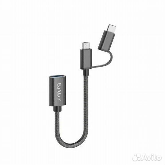 USB OTG адаптер Earldom ET-OT84 2 в 1 Type-C/Micro