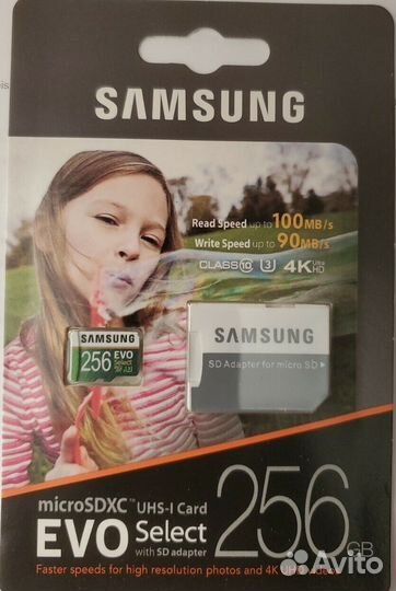 Samsung microsdxc EVO Select 128 / 256GB