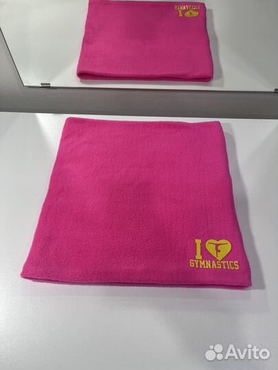 Пояс разогревочный для гимнастики розовый L