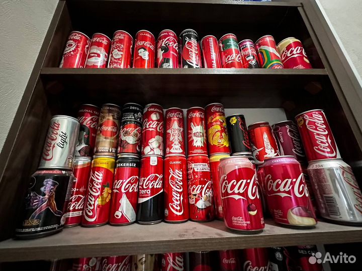 Большая и редкая коллекция банок Coca Cola