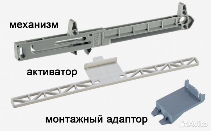 Доводчик для ящика метабокс