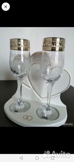 Свадебные фужеры