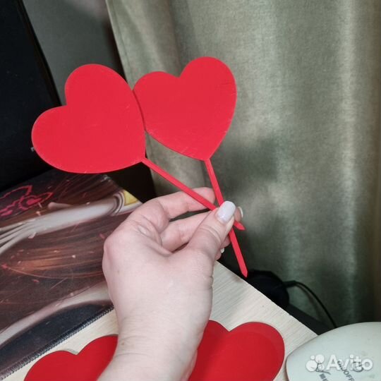 Топпер для торта или букета топперы 6 шт