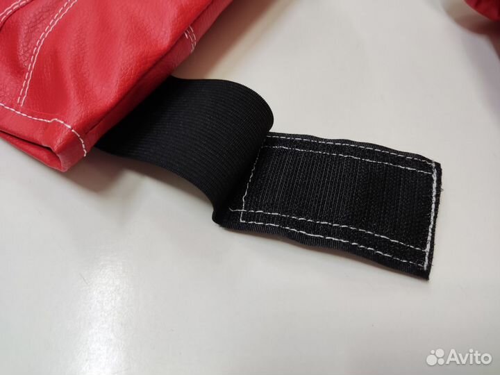 Перчатки снарядные RuscoSport красные к/з (S)