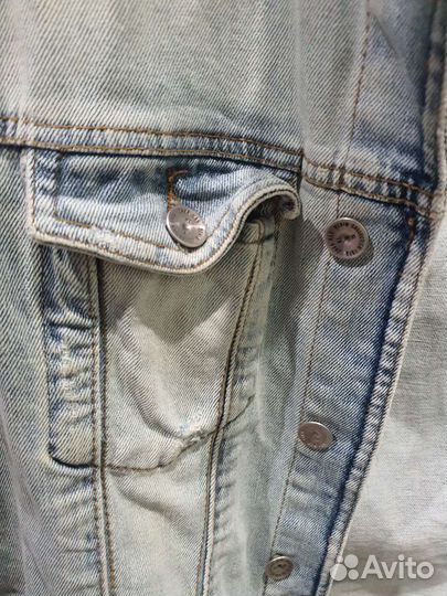 Джинсовая жилетка мужская