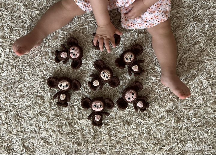 Чебурашка игрушка ручной работы