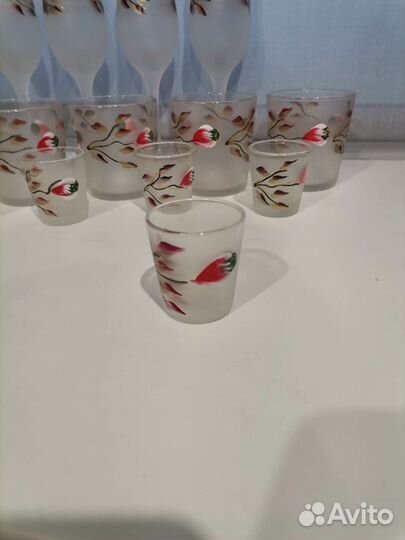 Набор стаканы, рюмки