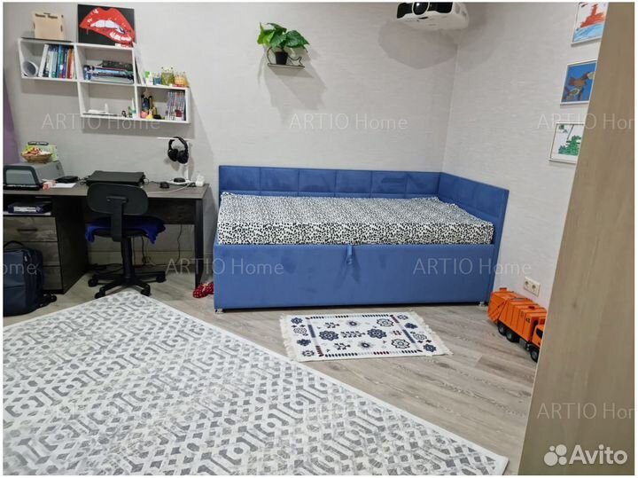 Детская кровать с мягкими бортиками