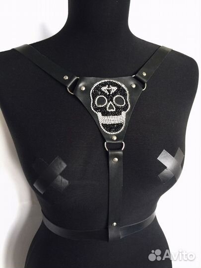 Портупея череп