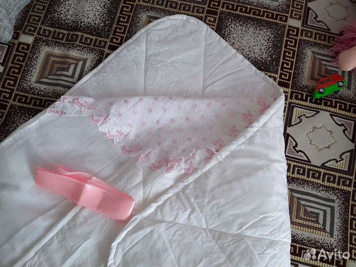 Одеяло на выписку для девочки