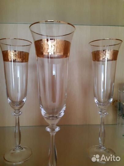 Фужеры Bohemia 3 видов