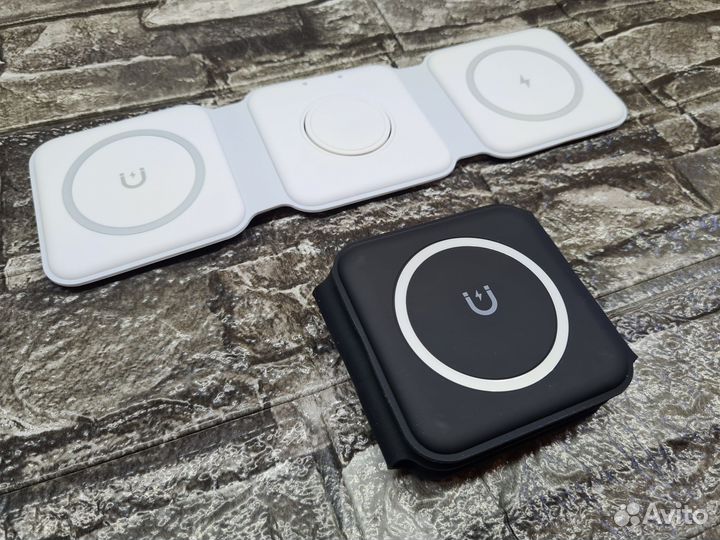 Беспроводная зарядка MagSafe 3в1 15w