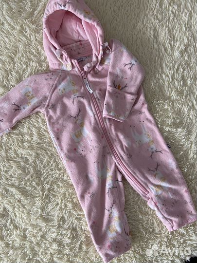 Флисовый комбинезон crockid 68